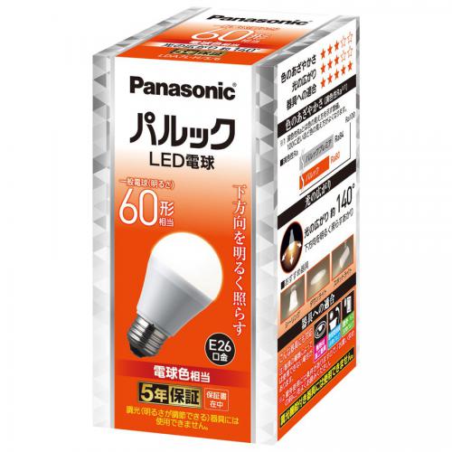 パナソニック Panasonic LED電球 一般電球形 810lm 電球色 60形 LDA7LHS6