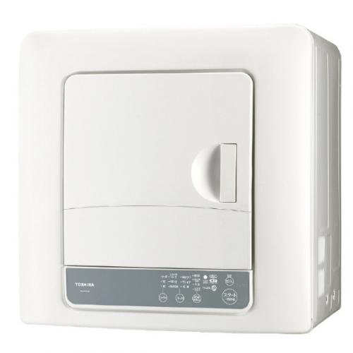 東芝 TOSHIBA 衣類乾燥機 乾燥6kg ピュアホワイト ED-60A4-W (宅配サイズ商品 / 設置・リサイクル対応不可)