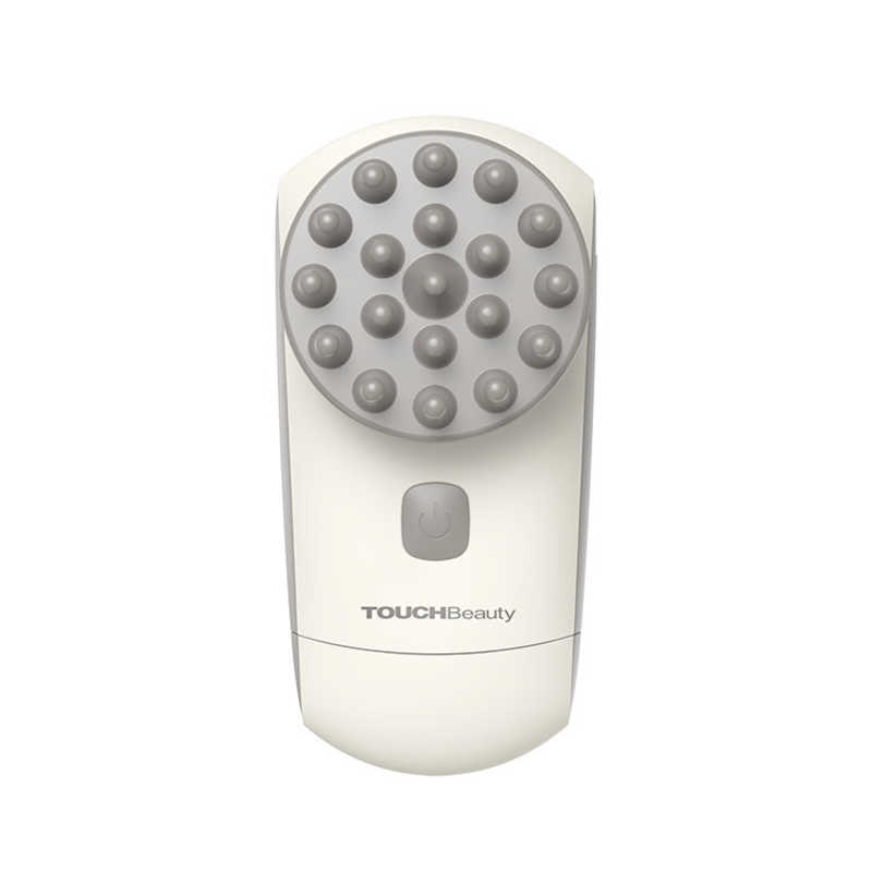 【決算20%オフクーポン対象商品】タッチビューティー　スカルプ＆フェイシャル電動ブラシTB1718-WH　TOUCHBeauty