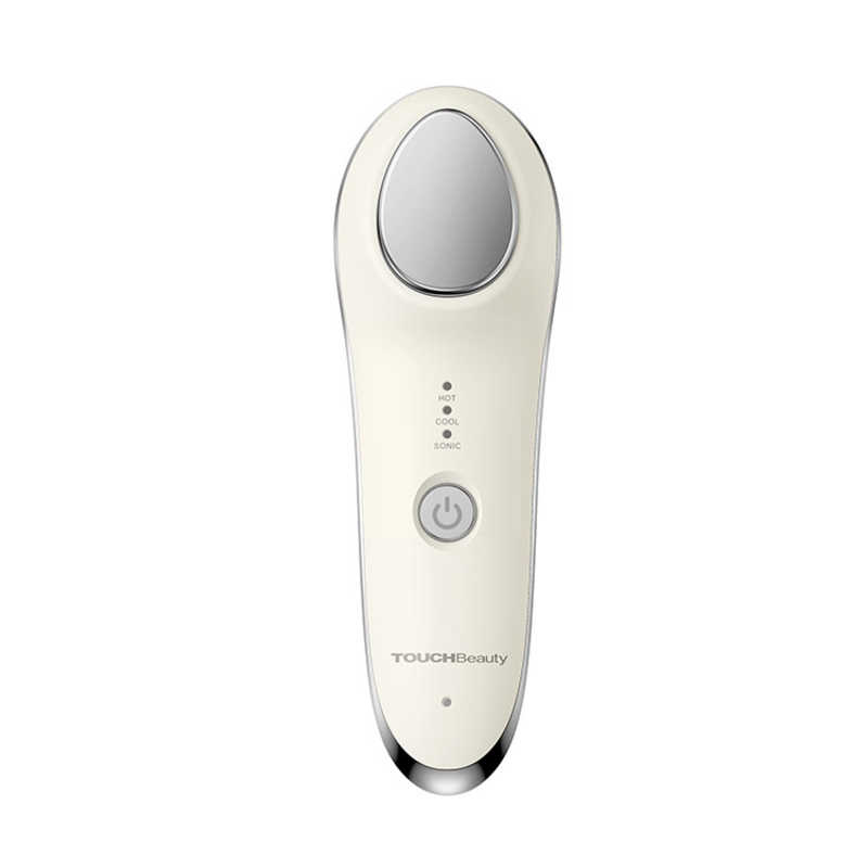 【決算20%オフクーポン対象商品】タッチビューティー　ホット＆クールマルチ美顔器　TB1389-WH　TOUCHBeauty