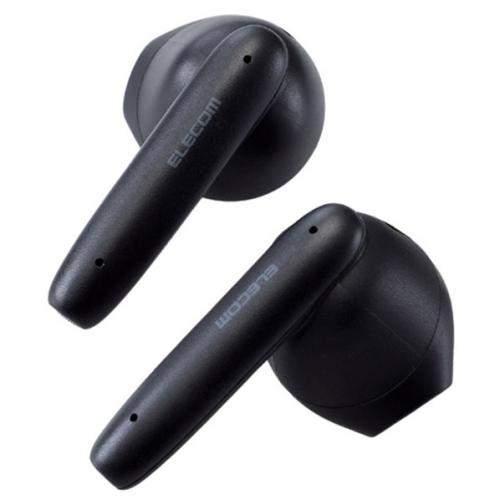 【決算10%オフクーポン対象商品】エレコム ELECOM 完全ワイヤレスイヤホン Bluetooth対応 ブラック LBT-TWS17BK