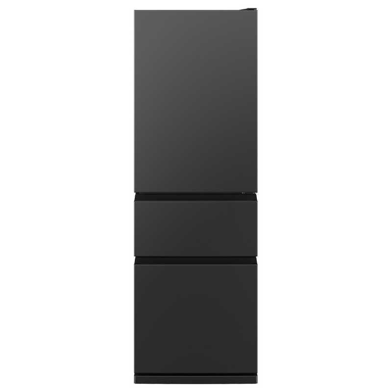 三菱 MITSUBISHI 冷蔵庫 365L 3ドア 幅60cm 氷点下ストッカーD A.I. マットサンドブラック MR-CX37N-B(大型）