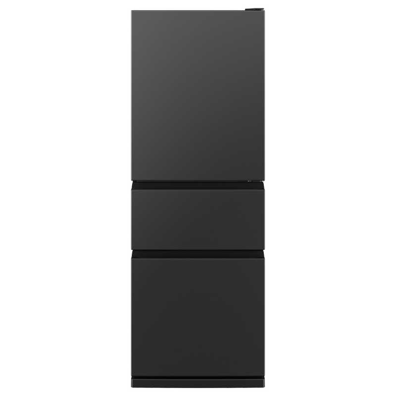 三菱 MITSUBISHI 冷蔵庫 330L 3ドア マットサンドブラック MR-CX33N-B(大型）