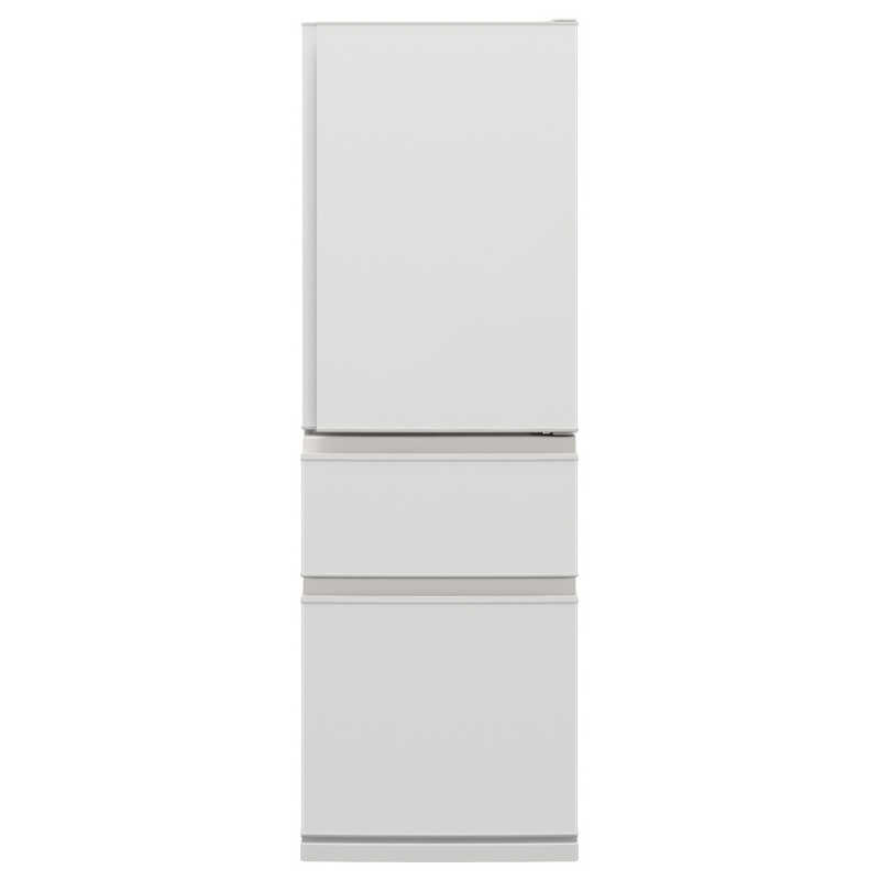 三菱 MITSUBISHI 冷蔵庫 365L 3ドア 幅60cm 真ん中野菜室 2段チルド マットリネンホワイト MR-C37N-W(大型）