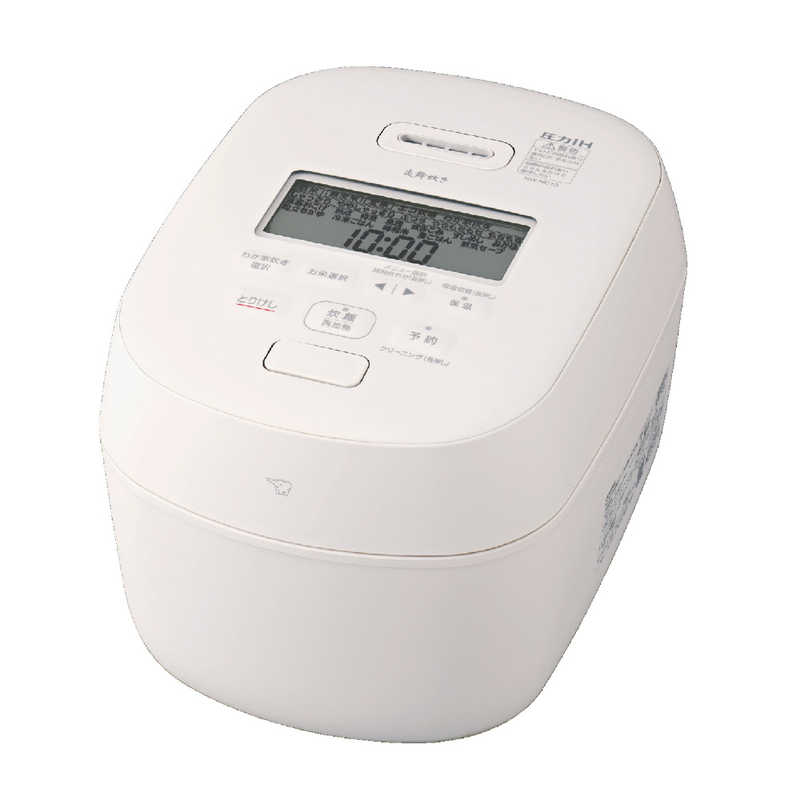 象印 ZOJIRUSHI 圧力IH炊飯ジャー（5.5合炊き） ホワイト 炎舞炊き（えんぶだき） NW-NC10-WA
