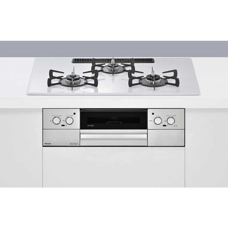 リンナイ Rinnai ビルトインガスコンロ スムースシルバー 【プロパンガス用】【幅75cm】RHX72W44C51DWLP【本体販売のみ】