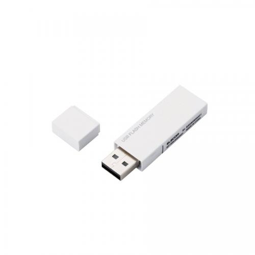 エレコム ELECOM USB2.0対応 フラッシュメモリ 16GB MF-MSU2B16GWH [16GB ホワイト]