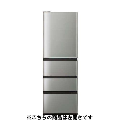 アクア AQUA 冷蔵庫 433L 4ドア 左開き チタンシルバー AQR-V43AL-S（大型）