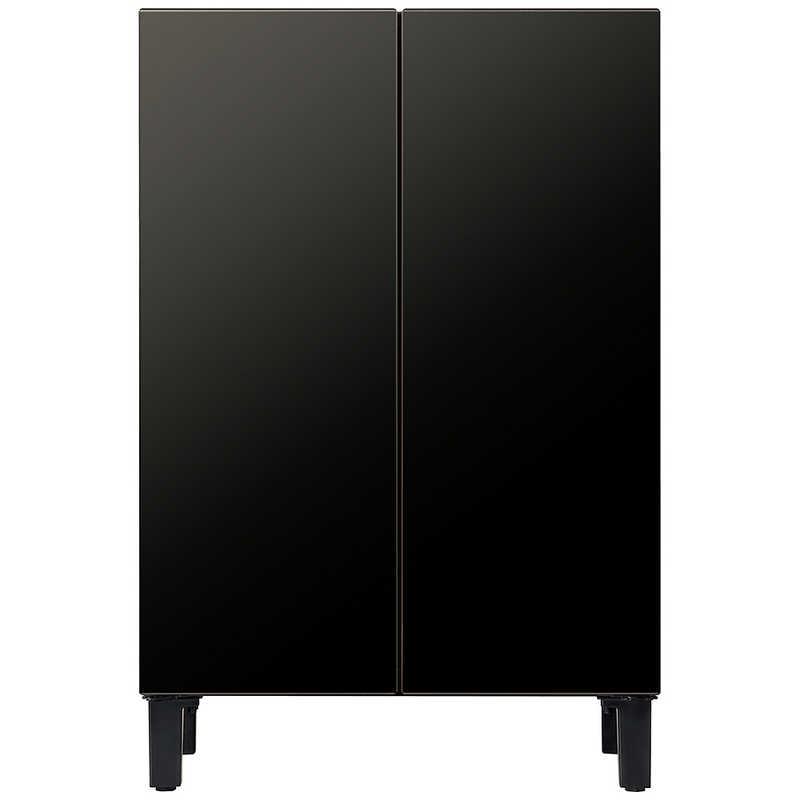 アクア AQUA 冷蔵庫 72L 2ドア フレンチドア マットブラック AQR-FD7B-K（大型）