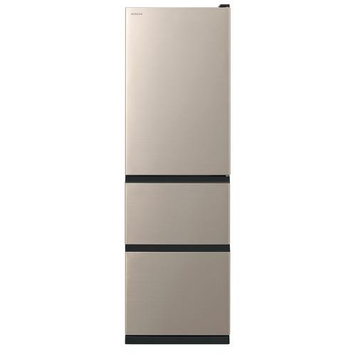 日立 HITACHI 冷蔵庫 315L 3ドア ライトゴールド R-V32Y-N（大型）