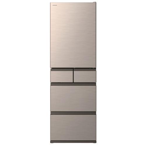 日立 HITACHI 冷蔵庫 470L 5ドア ライトゴールド R-HWS47Y-N（大型）