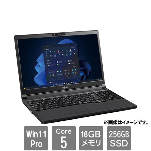 富士通 ノートパソコン　バリュー LIFEBOOK [LIFEBOOK A5515/AX(Core 5 220U 16GB SSD256GB 15.6HD SM Win11Pro64)] FMVA0H055P