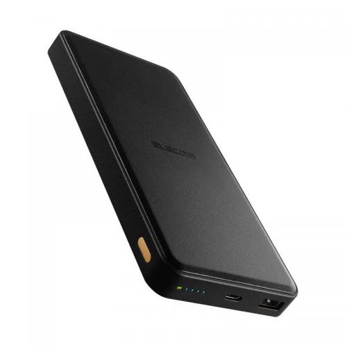 エレコム ELECOM モバイルバッテリー  リン酸鉄リチウムイオン電池 ブラック DE-C39-12000BK