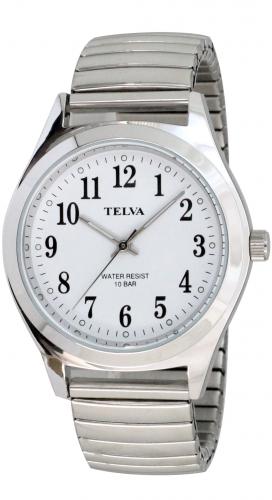 クレファー CREPHA 腕時計 ウォッチ メンズ シルバー 10気圧防水 テルバ TELVA TE-AM011-WTS