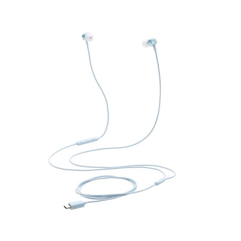 エレコム　高耐久 デジタル式USB Type-C(TM)ヘッドホン カナル型 EHP-DF14CMBU