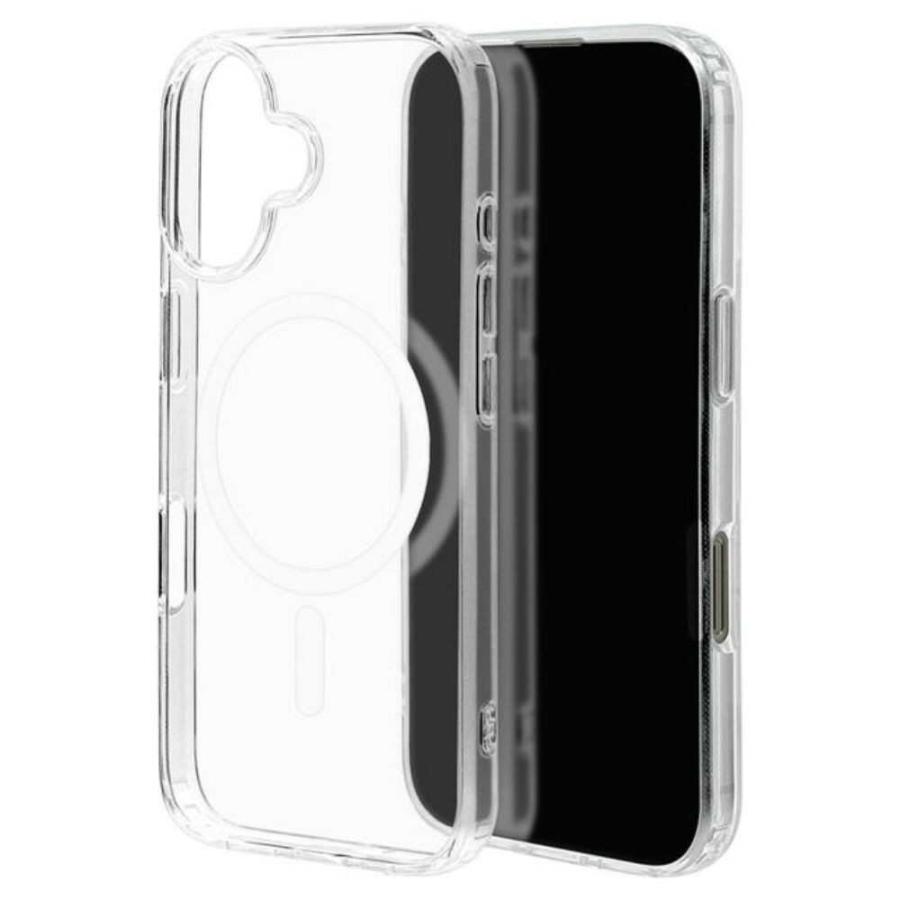 ラスタバナナ iPhone 16用RHINOX ハイブリッドケース TPU×アクリル MAGSAFE対応 クリア 8118IP461HAMCL