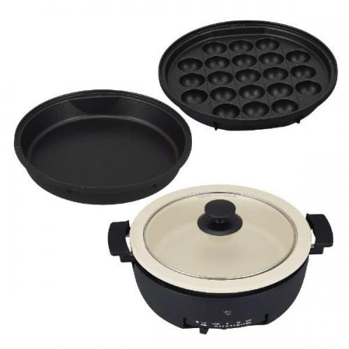【決算20%オフクーポン対象商品】象印 ZOJIRUSHI グリル鍋 「あじまる」 1台3役 EP-FS30-BA