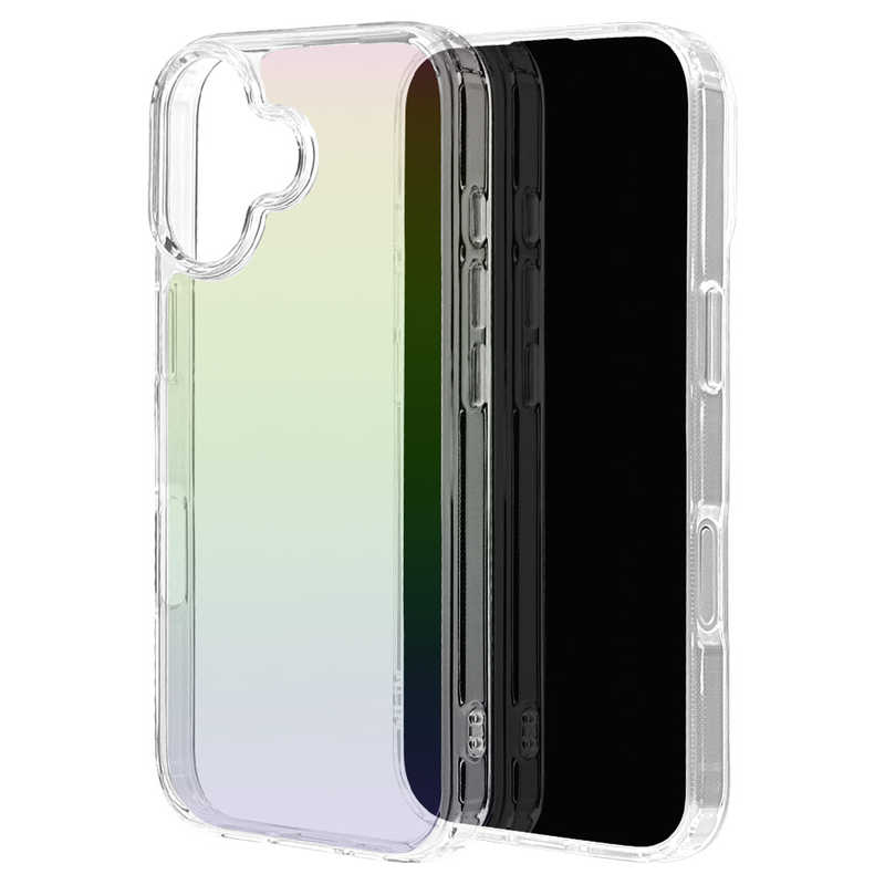 ラスタバナナ iPhone17用 KAZARITAI ハイブリッドケース オーロラクリア 8951IP5AHPCL