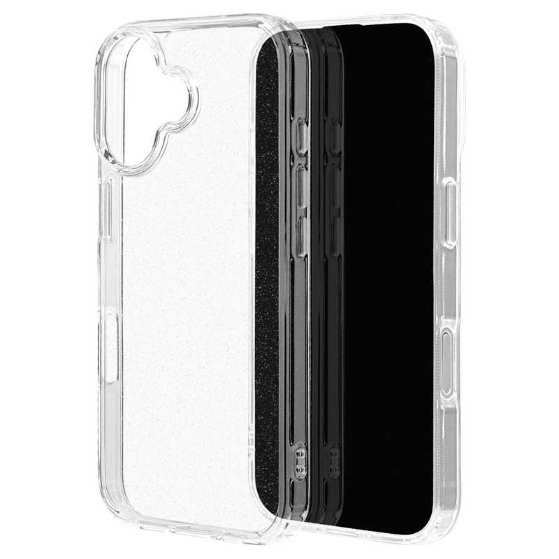 ラスタバナナ iPhone 17ケース KAZARITAI ハイブリッド ラメ クリア 8952IP5AHPCL