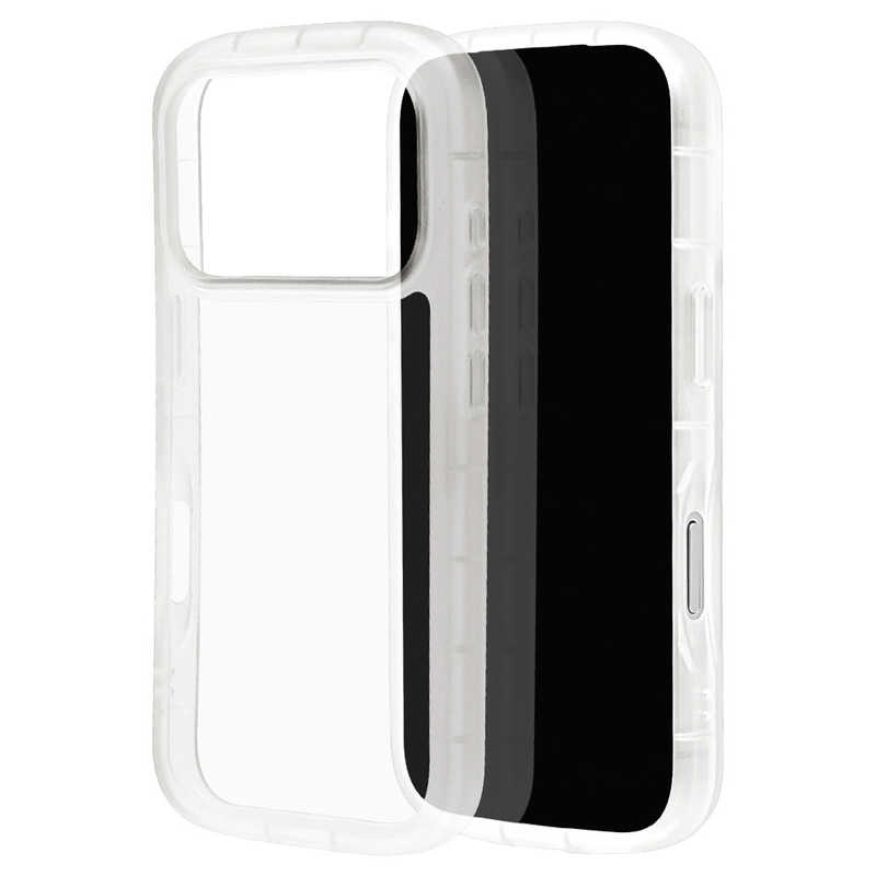 ラスタバナナ iPhone17 Pro用FLUFFY SHAPE TPUケース ホワイト 9028IP5BTPWH
