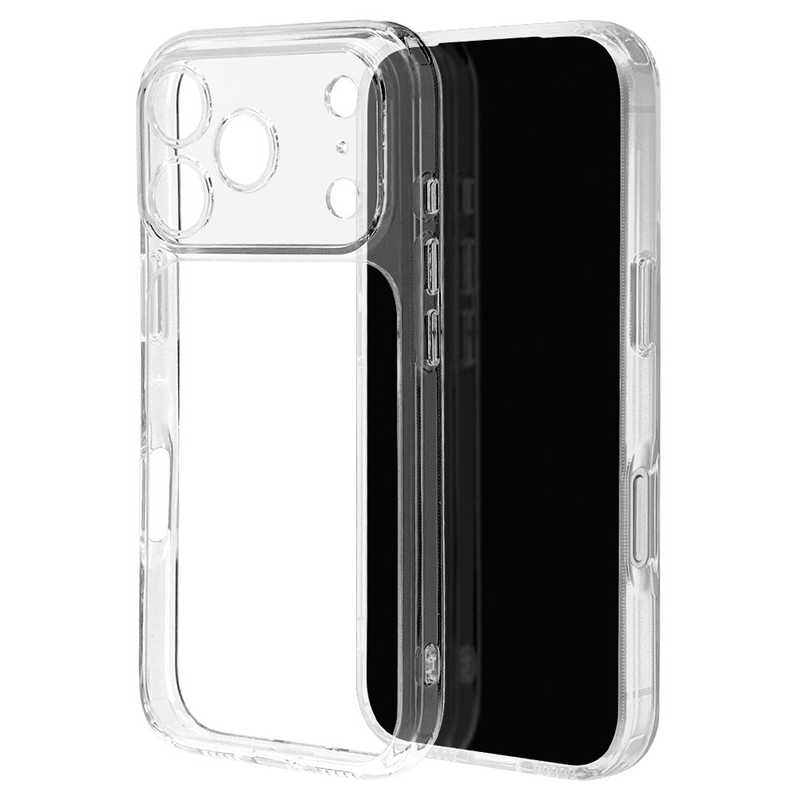 ラスタバナナ iPhone17 Pro用極ハイブリッドケース TPU×PC クリア 8996IP5BHPLCL