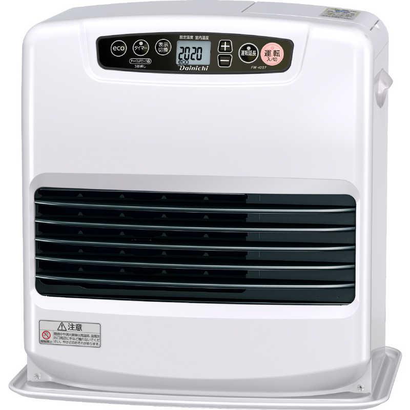 ダイニチ DAINICHI 石油ファンヒーター 木造11畳 コンクリート15畳 ムーンホワイト FW-42S7-W