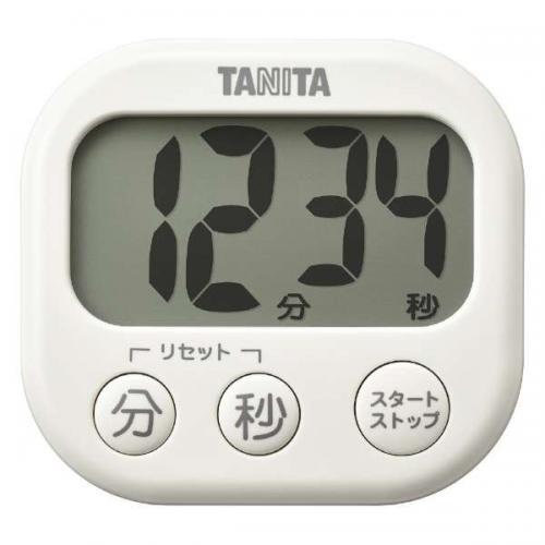 【決算20%オフクーポン対象商品】タニタ TANITA デジタルタイマー アイボリー 抗菌 SIAA認証 TD-429-IV