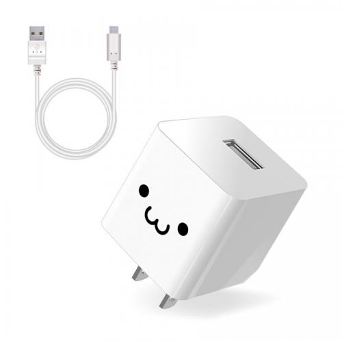 エレコム ELECOM 12W AC充電器 USB-A to Type-Cケーブル1.5m付属 ホワイトフェイス MPA-ACC12WF