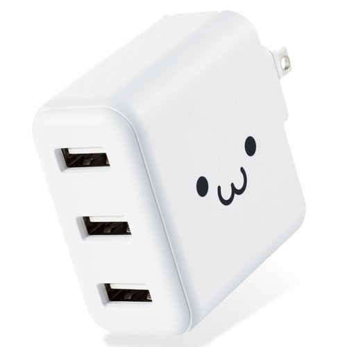 エレコム ELECOM AC充電器 USB-Aメス3ポート ホワイトフェイス MPA-ACU12WF