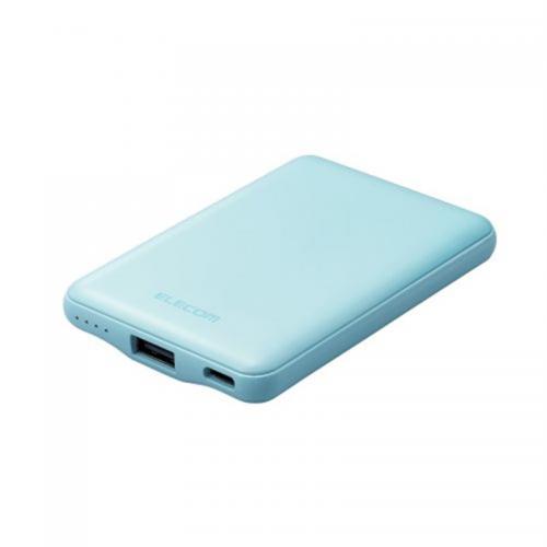 エレコム ELECOM モバイルバッテリー 12W ブルー DE-C37-5000BU