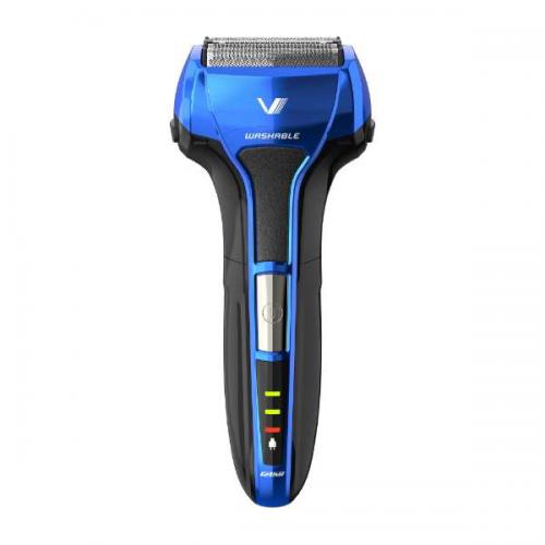 【決算10%オフクーポン対象商品】イズミ IZUMI メンズシェーバー 4枚刃 充電・交流式 ソリッドモデル ブルー IZF-V543W-A