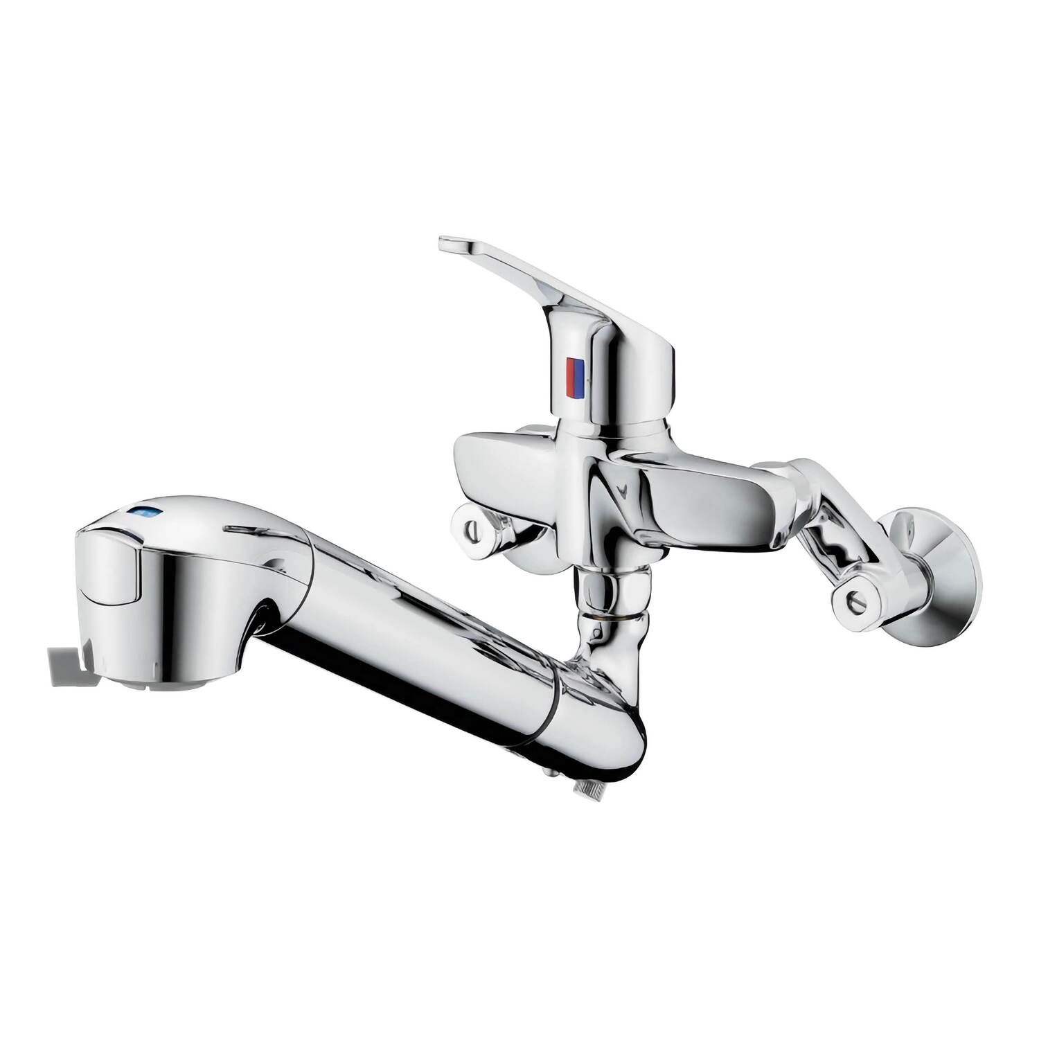 タカギ takagi 蛇口一体型浄水器 キッチン水栓 クリーン 壁出し混合栓（固定） JL336AN