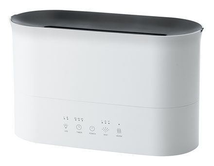 【1,000円OFFクーポン対象商品】THREEUP スリーアップ LEDハイブリット加湿器「ルミナ」ホワイト HB-T2272WH