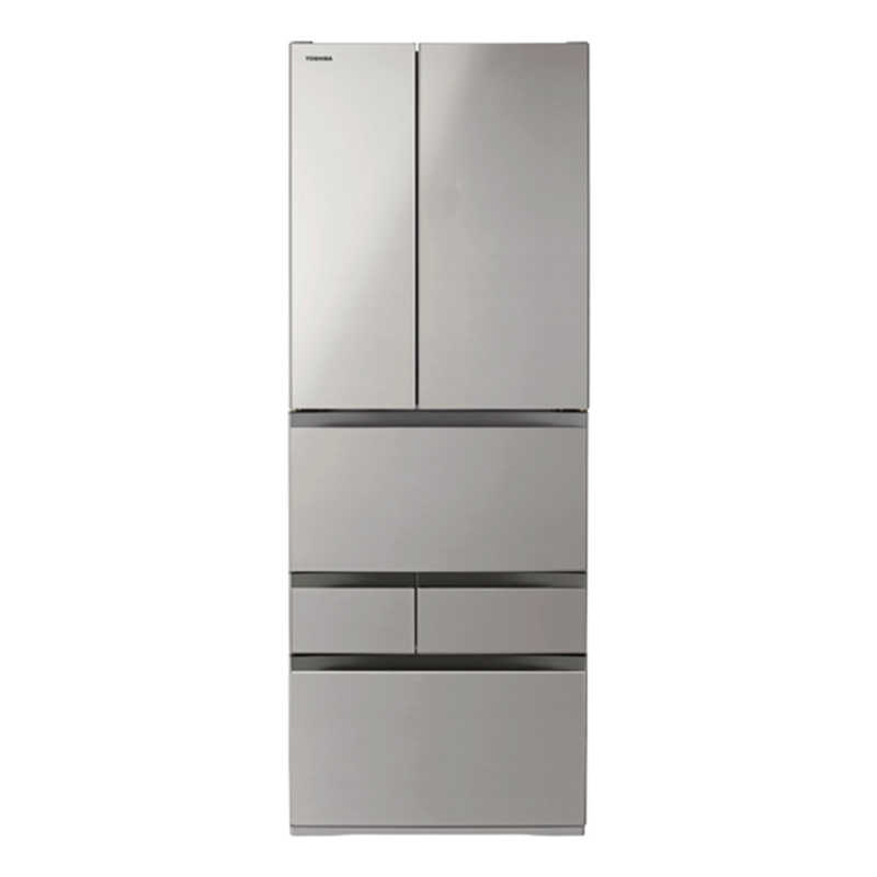 東芝 TOSHIBA 冷蔵庫 601L 6ドア VEGETA シフォングレー GR-A600FK-EH（大型）