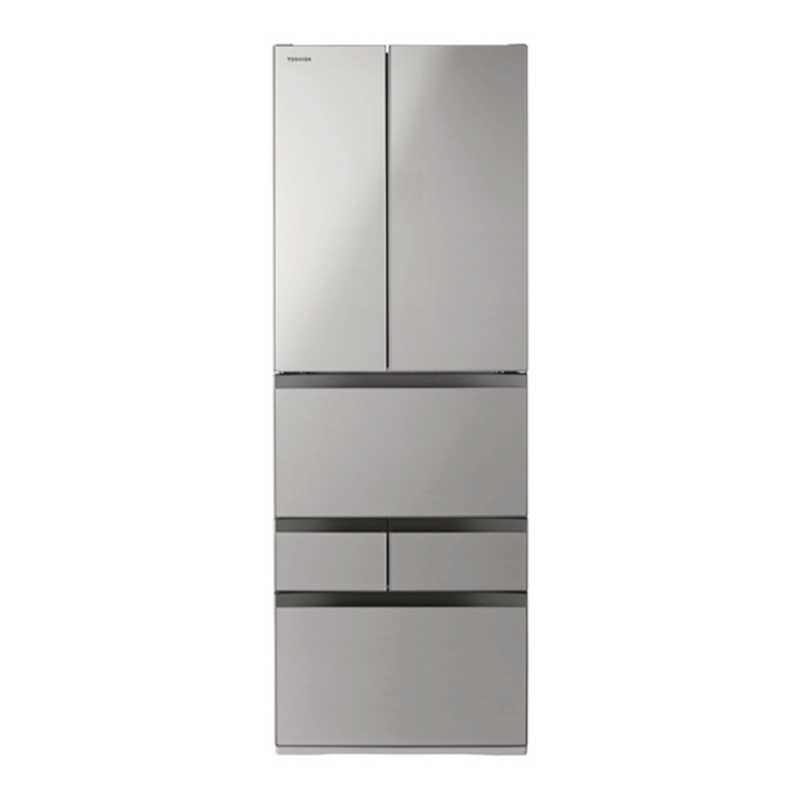 東芝 TOSHIBA 冷蔵庫 462L 6ドア VEGETA シフォングレー GR-A460FK-EH（大型）