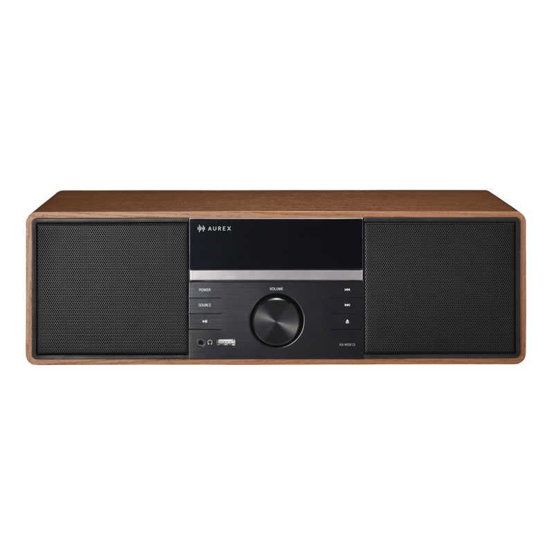 東芝 TOSHIBA CD/FMワイヤレススピーカーシステム AUREX ウッド ワイドFM対応 AX-WSR10-M