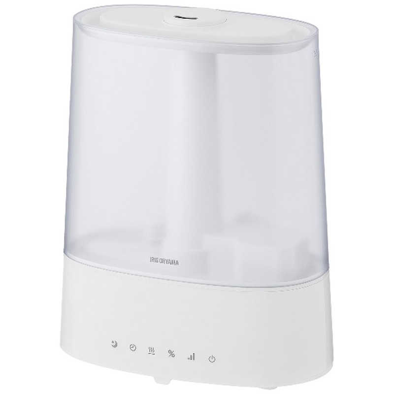 【500円OFFクーポン対象商品】アイリスオーヤマ IRIS OHYAMA 上給水超音波ハイブリッド加湿器 ホワイト KHM-HUT551-W