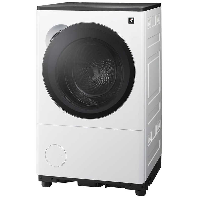 シャープ SHARP ドラム式洗濯乾燥機 洗濯8kg 乾燥4kg 右開き ラスターホワイト ES-8XS1-WR(大型)