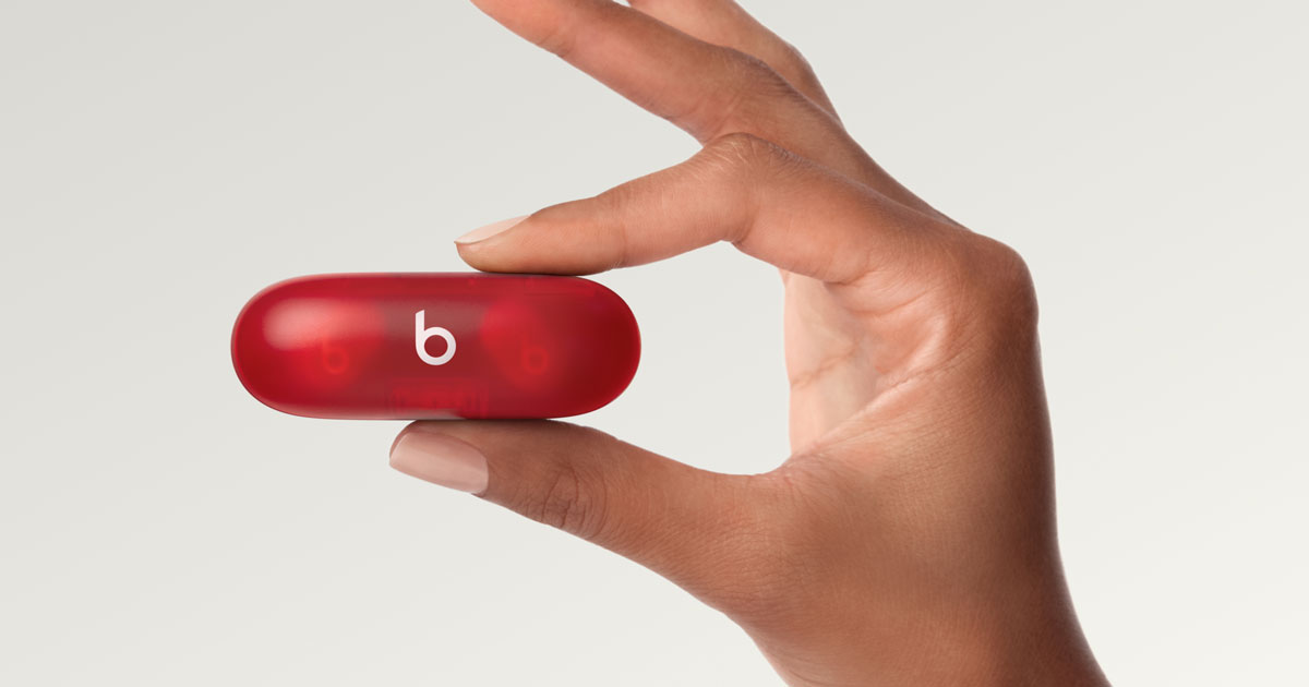 ビーツ Beats 完全ワイヤレスイヤホン Beats Solo Buds カナル型 トランスペアレントレッド MUW03PA/A