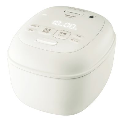 シャープ SHARP ジャー炊飯器 3合炊き マイコン式 ホワイト KS-CS05J-W