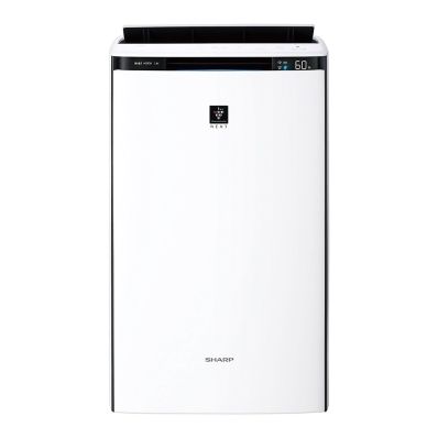 シャープ SHARP 加湿空気清浄機 プラズマクラスターNEXT搭載 空清21畳まで 加湿21畳まで ホワイト系 KI-WX70-W