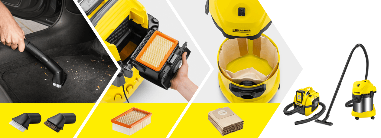 ケルヒャー KARCHER 乾湿両用バキュームクリーナー用 紙パック 5枚組 6.904-322.0