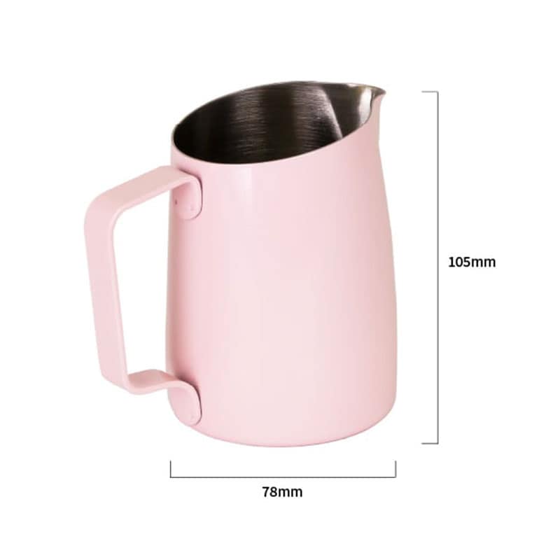ダブリューピーエム WPM ミルクピッチャー ラウンドスパウト 450ml ピオニーピンク HC7106PL