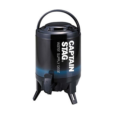 キャプテンスタッグ CAPTAIN STAG 最後まで注げる ウォータージャグ 3L 保温保冷 コップ付 ネイビー UE-2025