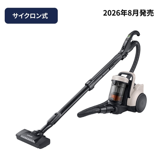 日立 HITACHI パワかるサイクロン サイクロン式クリーナー キャニスター型 自走式パワーブラシ マーブルアイボリー CV-SP300R(C)