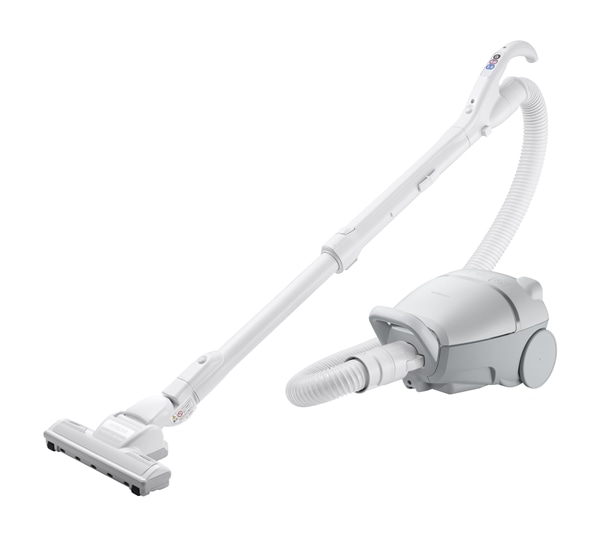 日立 HITACHI キャニスター掃除機 かるパック 紙パック式 タービンブラシ ライトグレー CV-KV70P(H)