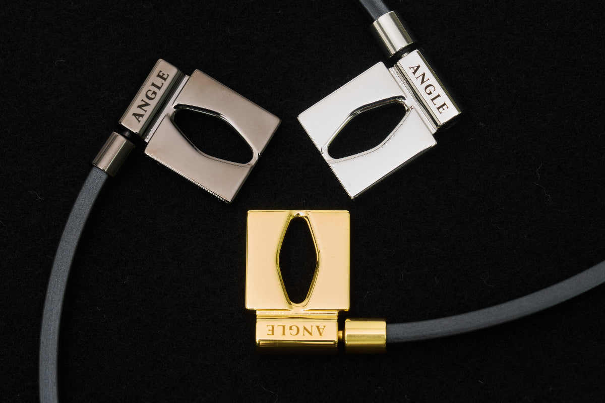 アングル ANGLE 磁気ネックレス e.MODEL 01 NECKLACE 管理医療機器 50mT Mサイズ 45cm プラチナ AE01NPM