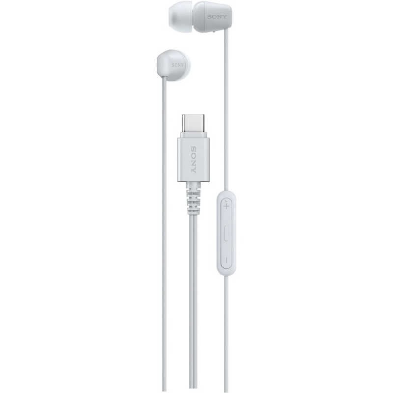 ソニー SONY 有線イヤホン ホワイト IER-EX15C-WZ