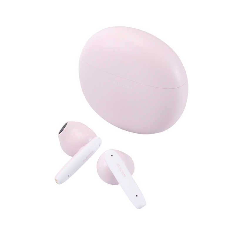 【決算20%オフクーポン対象商品】エレコム ELECOM 完全ワイヤレスイヤホン マカロンピンク LBT-TWS17CSPN