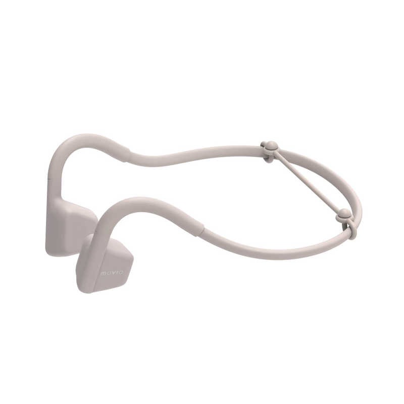 【決算20%オフクーポン対象商品】ナガオカ NAGAOKA 骨伝導イヤホン ActiBone2 movio ベージュ M315BONEBE